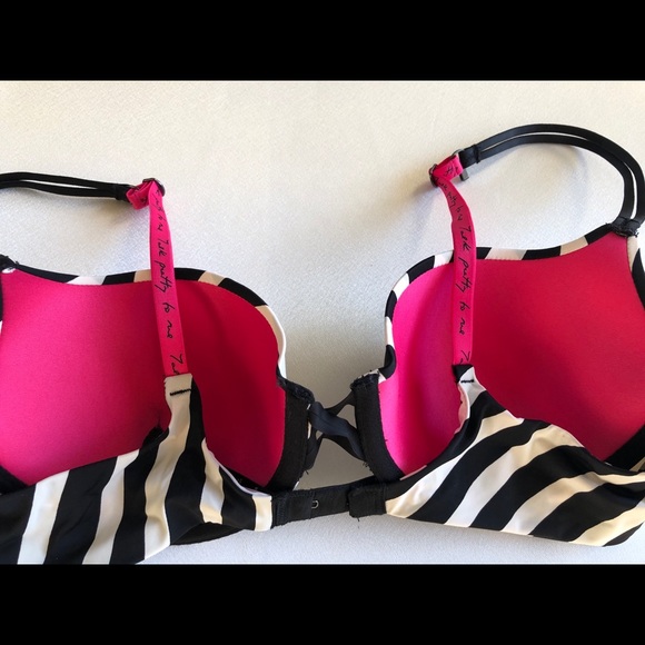 NWT Kensie striped Brooklyn Demi U/W Bra 34C - Picture 5 of 8